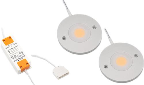 LED kastverlichting Kaya complete set van 2 spots