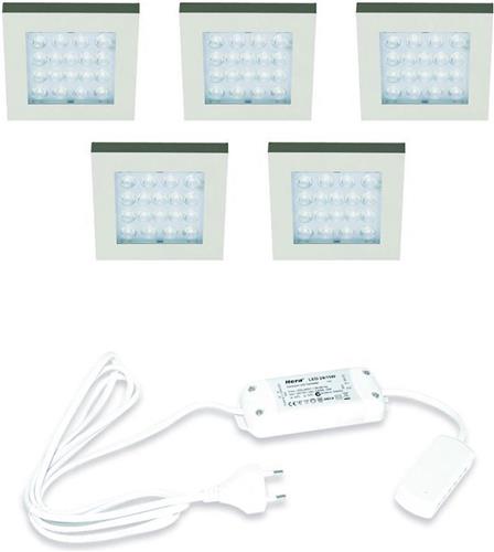 Hera EQ LED keukenspot (5 spots) incl. driver