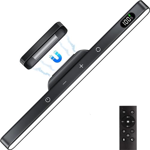 Lampen District® - LED Kastverlichting - LED Leeslamp - met Magneet - Oplaadbaar - met Afstandsbediening - Dimbaar - Multifunctioneel - Hoek verstelbaar