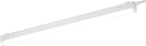 LED Keukenkast Verlichting - Trion Noram - 7W - Warm Wit 3000K - Rechthoek - Mat Wit - Kunststof