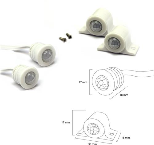 Led trapverlichting set met bewegingssensoren - Led strips 130 cm met warm wit licht - Werkt met de bekende verlichting apps - Basic set in aluminium profiel voor max. 16 treden - Bedienen via app