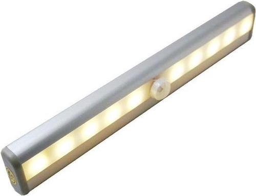 LED keuken / kast verlichting - warm wit - 19cm - Sensor - OPLAADBAAR - Aluminium