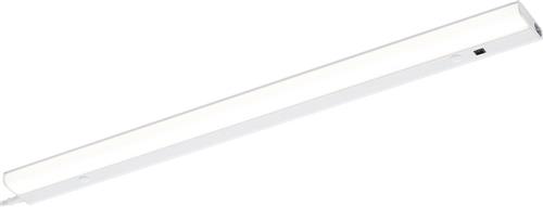 LED Keukenkast Verlichting met Bewegingssensor - Trion Simi - 15.5W - Warm Wit 3000K - Rechthoek - Mat Wit - Aluminium