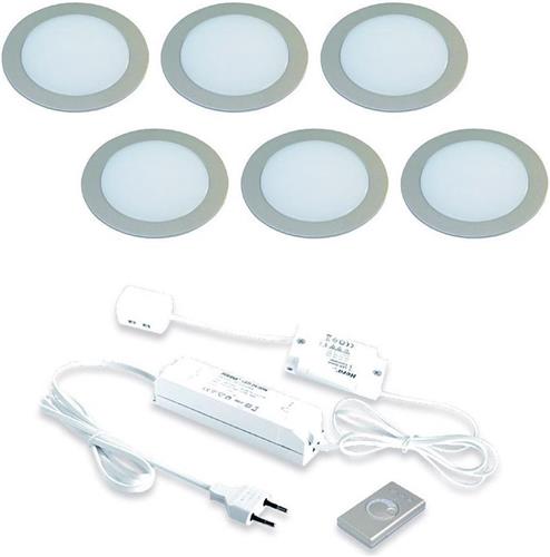 HERA FR-55 keukenspot LED RVS LVSET6FR55DI
