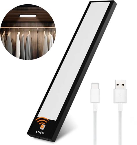 LUSQ® - Kastverlichting - LED - met bewegingssensor - Zwart
