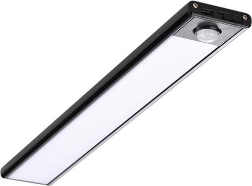 V-tac VT-8141 LED Kastverlichting met Sensor - 1.5W - Draadloos - 3000K - Zwart - Oplaadbaar