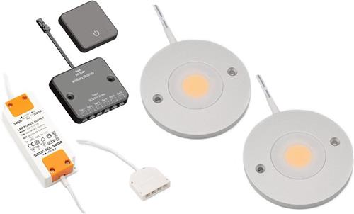 LED kastverlichting Kaya complete set van 2 spots