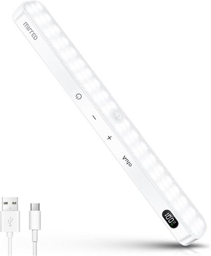 Lampen District® - Kastverlichting met bewegingssensor - 5 Helderheidsniveaus - USB oplaadbaar - Keukenverlichting onderbouw - nachtlamp