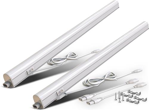 B.K.Licht - Set van 2 LED Keukenverlichting - kastverlichting - onderbouwverlichting - l: 87.3 cm (uitbreidbaar met plug-in systeem) - 15W - 1.500lm - 4.000K