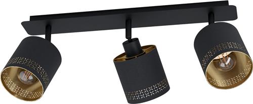 EGLO Esteperra Spot - E27 - 57,5 cm - Zwart/Goud