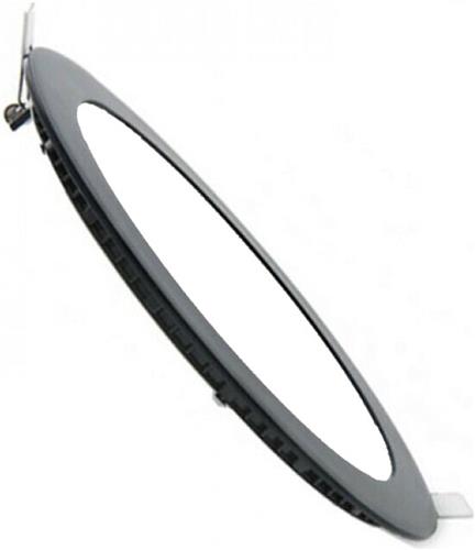 LED Downlight Slim - Inbouw Rond - 3W - Dimbaar - Helder/Koud Wit 6400K - Mat Zwart Aluminium - Ø83mm