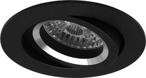 LED inbouwspot Rens -Rond Zwart -Sceneswitch -Dimbaar -5W -Philips LED
