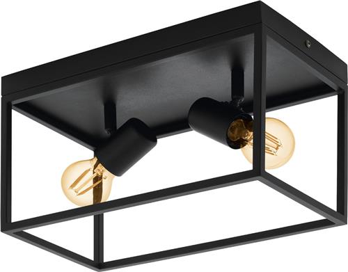 EGLO Silentina Plafondlamp - E27 - 36 cm - Zwart