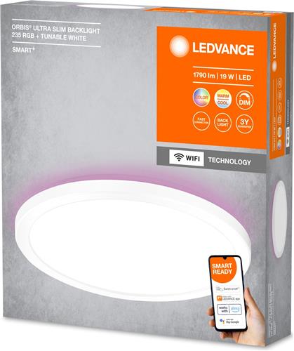 LEDVANCE SMART+ WiFi paneellamp, wit, 19W 179-lm 235mm