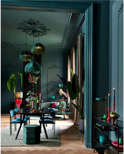 Light & Living Hanglamp Malacia - Donkergroen - Ø60cm - Modern - Hanglampen Eetkamer, Slaapkamer, Woonkamer
