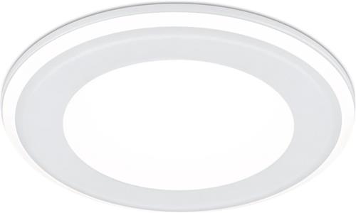 LED Spot - Inbouwspot - Torna Auran - 10W - Warm Wit 3000K - Rond - Mat Wit - Kunststof