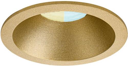 Inbouwspot Vik met Philips HUE White Ambiance - Voor binnen / woonkamer / keuken / slaapkamer - inbouw spot - Goud - rond verdiepte spot - IP20 - GU10 - Buitendiameter: 82MM - boorgat: 70-72MM - min. Inbouwdiepte: 90MM