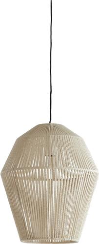Light & Living - Hanglamp DEYA - Ø38x45cm - Wit