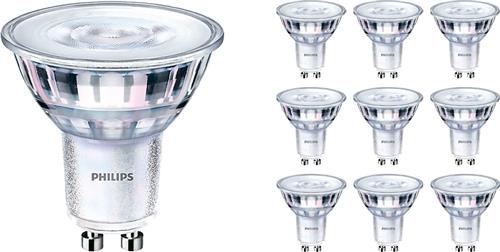 Voordeelpak 10x Philips Corepro LEDspot GU10 PAR16 4W 350lm 36D - 840 Koel Wit | Vervangt 50W.