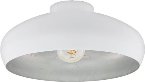 EGLO Mogano Plafondlamp - E27 - Ø 40 cm - Wit/Zilver