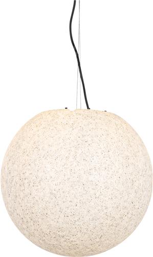 QAZQA nura - Moderne Hanglamp voor buiten - 1 lichts - Ø 45 cm - Grijs - Buitenverlichting
