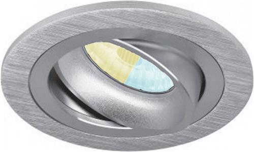 Inbouwspot Elgar met Philips HUE White Ambiance - spotje - Chrome / glimmend - rond - Voor binnen / woonkamer / keuken / slaapkamer - IP20 - GU10 - Buitendiameter: 92MM - boorgat: 80-86MM - min. Inbouwdiepte: 70MM