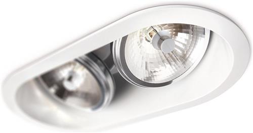 Philips SMARTSPOT 579763116 Binnen Geschikt voor gebruik binnen G53 Recessed lighting spot 30W B Wit verlichting spot