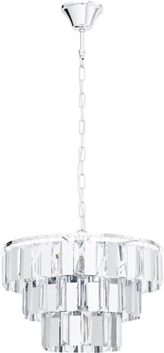 EGLO Erseka Hanglamp - E14 - Staal;Glas - Chroom