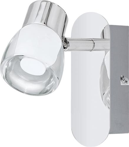 EGLO Perito - Spot - 1 Lichts - LED - Chroom - Helder, Gesatineerd