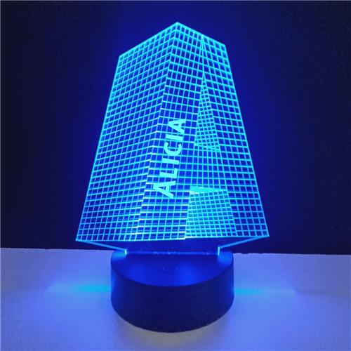 3D LED Lamp - Letter Met Naam - Alicia