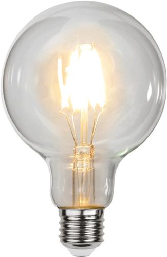 G95 bol - E27 - 4.7W - Extra Warm Wit - 2700K - Dimbaar - Filament - Helder