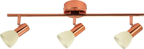 EGLO Glossy 2 - Spot - 3 Lichts - LED - Koperkleurig - Champagne
