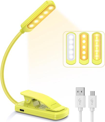 Solacis Leeslampje voor in bed - Leeslampje voor boek - Leeslampje slaapkamer - Kind - Volwassenen - Must have voor in uw kamer!