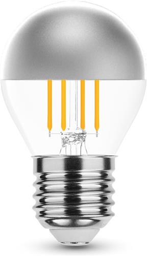 Modee E27 LED Lamp 4W - 400lm - 2700K - Warm Wit - LED Filament Globe Mini P45 Kopspiegellamp - Vervangt 40W Halogeen Gloeilamp