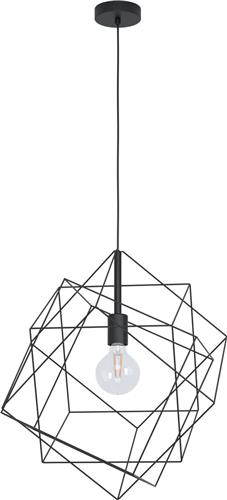 EGLO Straiton - Hanglamp - E27 - Ø 51,5 cm - Zwart