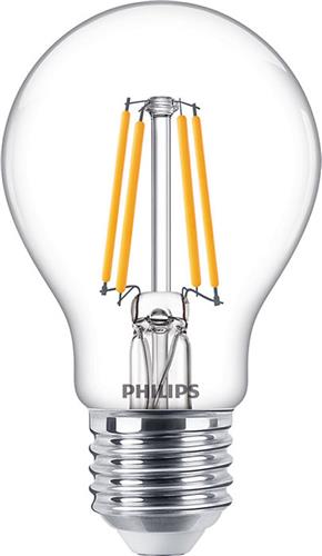 Philips - LED lamp - E27 fitting - MASTER Value - D - 3.4-40W - 927 - 2700K extra warm wit - A60 - CL - G