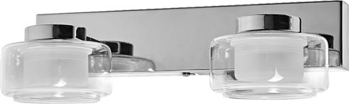 LEDVANCE ORBIS Flame wand- en plafondlamp met LED, chroom, 11W, 700lm, 3000/4000K, kleurtemperatuur instelbaar via wandschakelaar (koud wit/warm wit), IP44 bescherming tegen vreemde voorwerpen en spatwater