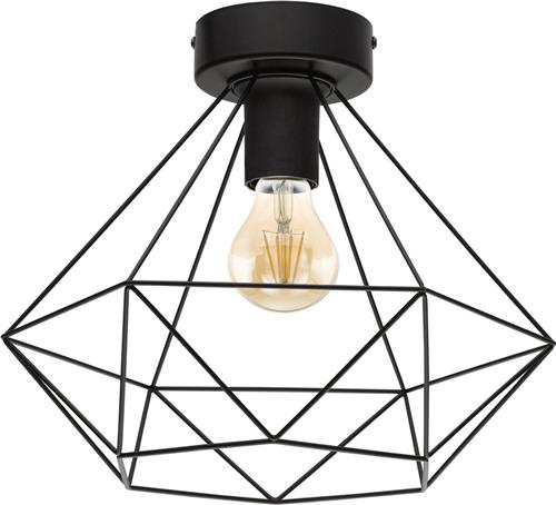 EGLO Tarbes Plafondlamp - E27 - Ø 32,5 cm - Zwart