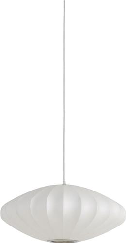 Light & Living Hanglamp Fay - Wit - Ø50cm - Modern - Hanglampen Eetkamer, Slaapkamer, Woonkamer