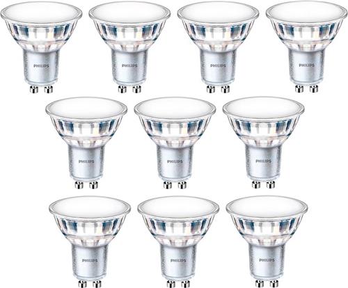 10 stuks Philips LED GU10 4.9W/830 120º 550lm Niet dimbaar Ø5cm