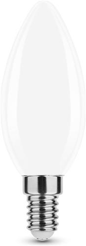 Modee E14 LED Lamp 4W - 470lm - 4000K - Neutraal Wit - LED Filament Melkglas Kaarslamp B35 - Vervangt 40W Halogeen Gloeilamp