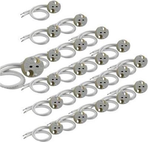 GU5.3 MR16 lamphouder (20 stuks) - Céramique - Pack de 20 - SILUMEN