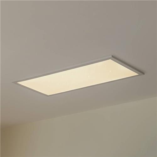 Lindby - LED paneel- met dimmer - 1licht - kunststof, aluminium - H: 7.3 cm - wit - Inclusief lichtbron