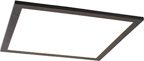 QAZQA liv - Moderne Dimbare LED paneel | Plafondlamp met Dimmer - 1 lichts - L 400 mm - Zwart - Woonkamer | Slaapkamer | Keuken