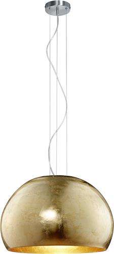 LED Hanglamp - Hangverlichting - Torna Onutia - E27 Fitting - 1-lichts - Rond - Mat Goud - Aluminium