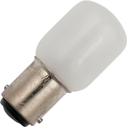 Schiefer BA15d Buis Gloeilamp | 20W 2700K 120lm 220V/230V | Dimbaar Mat