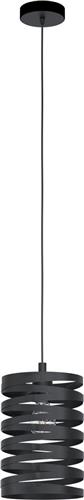 EGLO Cremella Hanglamp - E27(excl.) - industrieel - 18 cm - Zwart