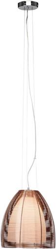 Briljant Hanglamp 30cm brons / chroom - Geschikt voor LED-lampen