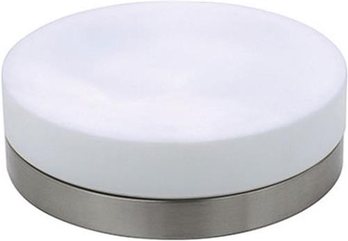 LED Plafondlamp - Opbouw Rond - E27 - Mat Chroom Aluminium - Ø285mm
