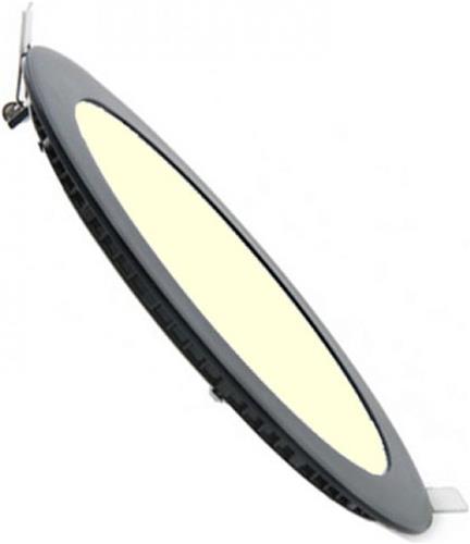 LED Downlight Slim - Inbouw Rond 3W - Dimbaar - Zeer Warm Wit 2700K - Mat Zwart Aluminium - Ø83mm